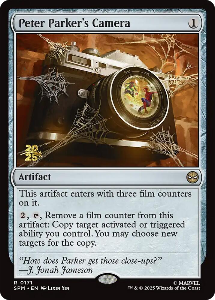 Peter Parker's Camera [Marvel's Spider-Man Prerelease Promos] | Exor Games Bridgewater