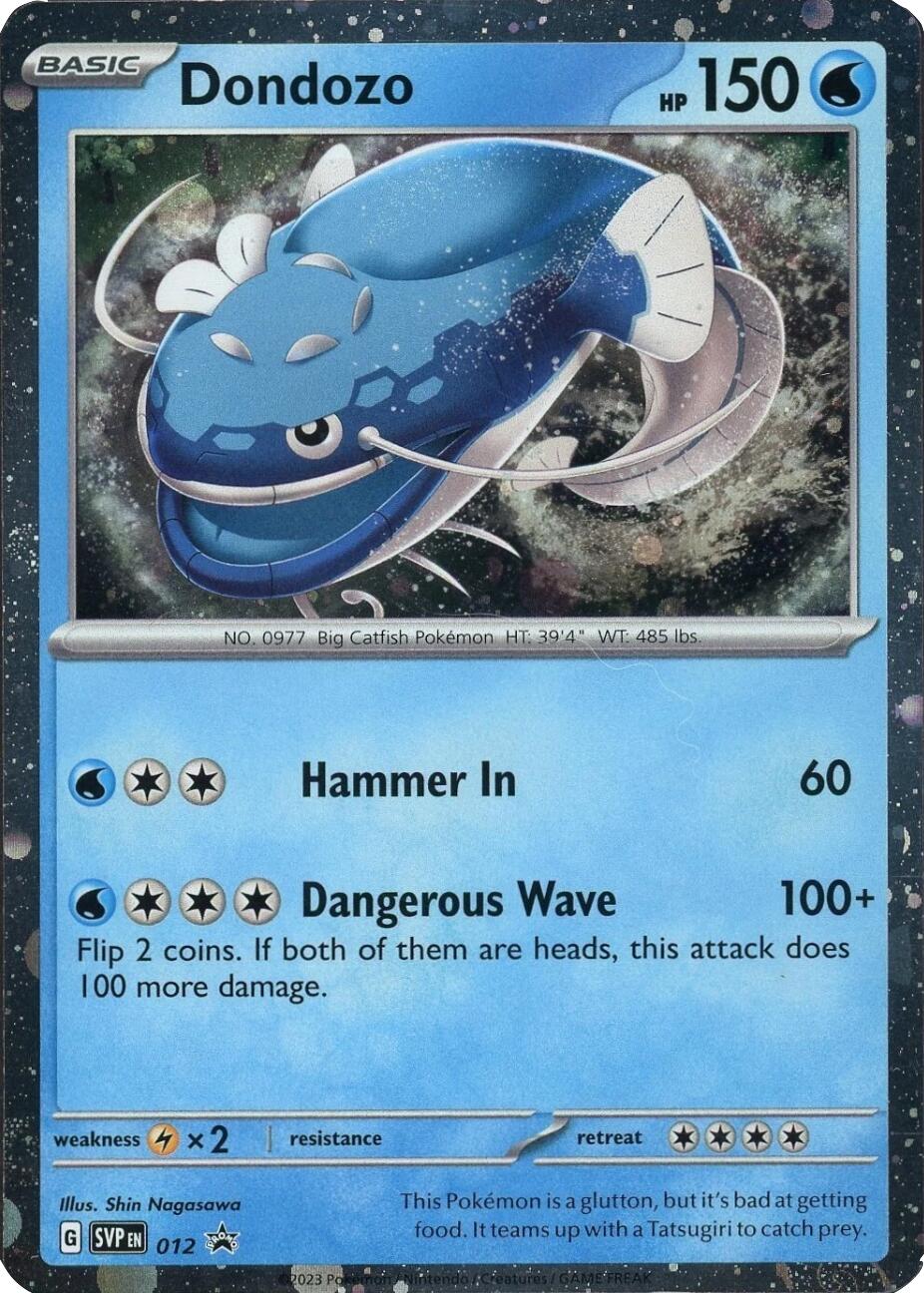 Dondozo (012) (Cosmos Holo) [Scarlet & Violet: Black Star Promos] | Exor Games Bridgewater