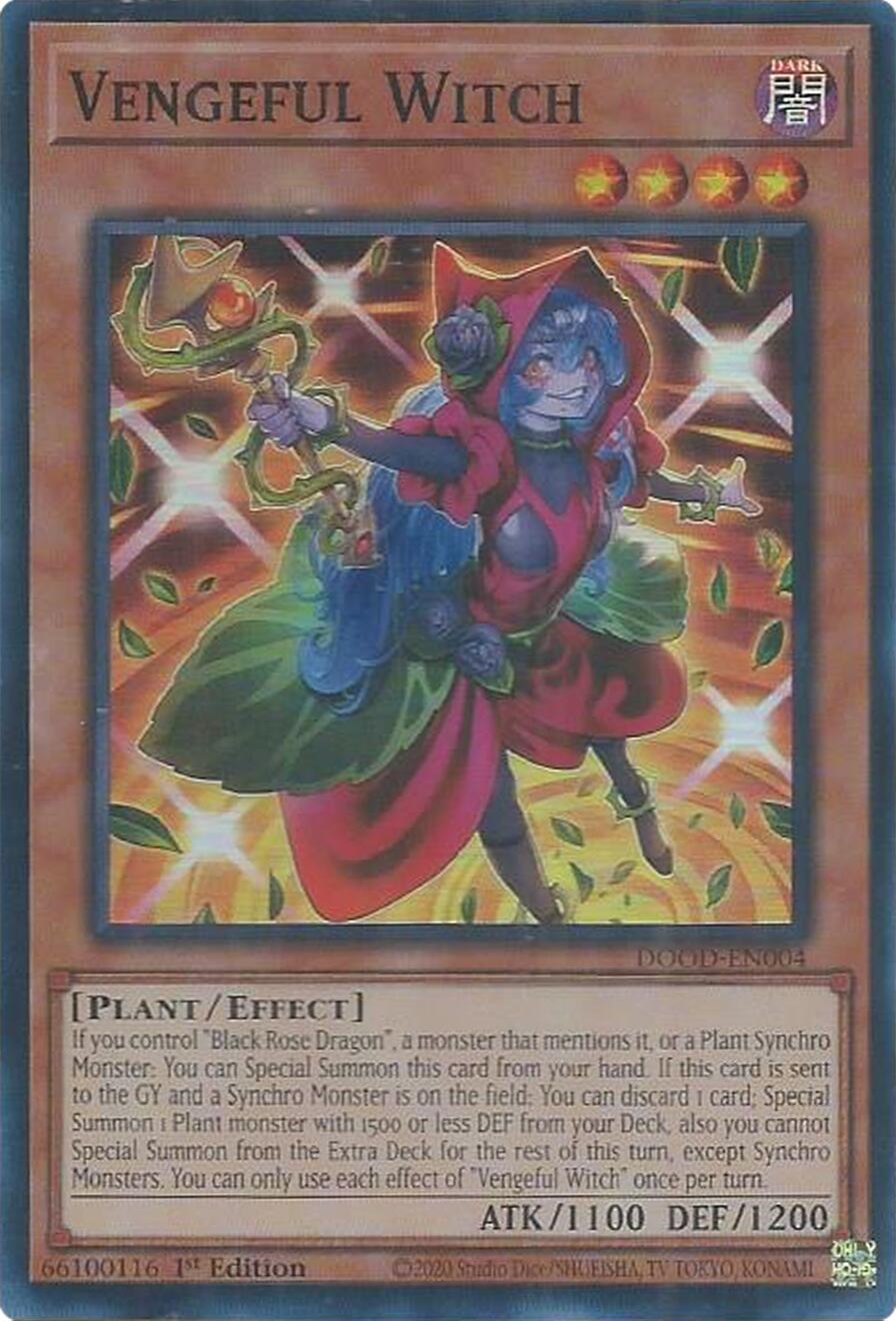 Vengeful Witch [DOOD-EN004] Super Rare | Exor Games Bridgewater