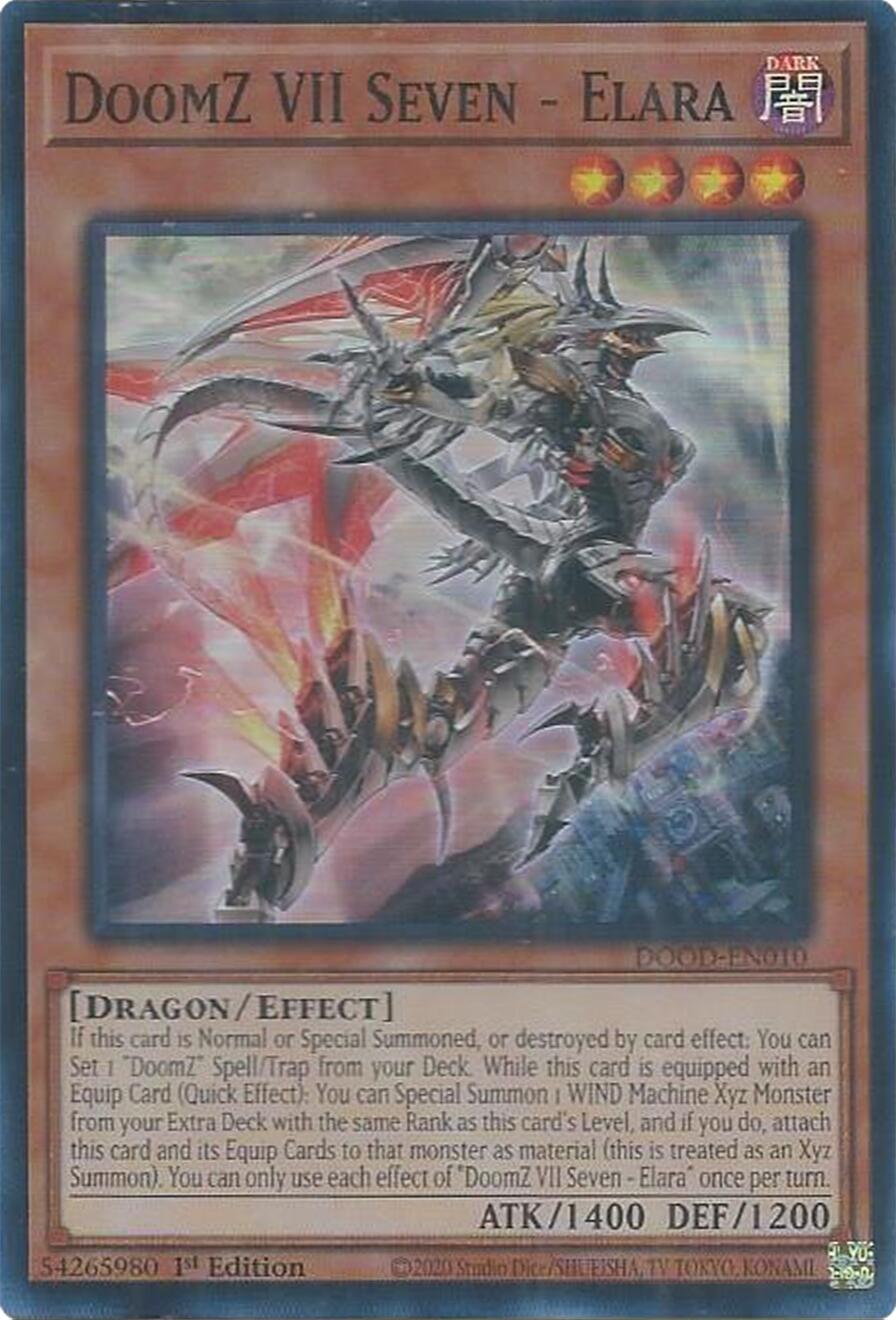 DoomZ VII Seven - Elara [DOOD-EN010] Super Rare | Exor Games Bridgewater