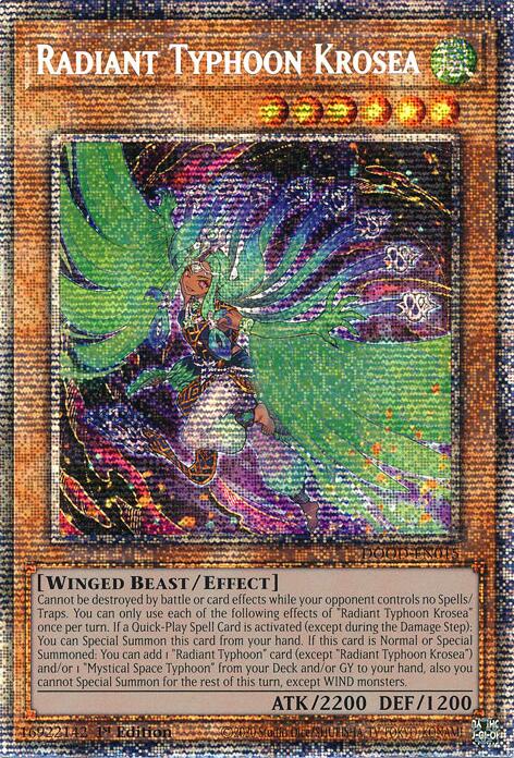 Radiant Typhoon Krosea (Starlight Rare) [DOOD-EN015] Starlight Rare | Exor Games Bridgewater