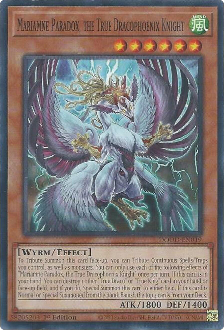Mariamne Paradox, the True Dracophoenix Knight [DOOD-EN019] Common | Exor Games Bridgewater