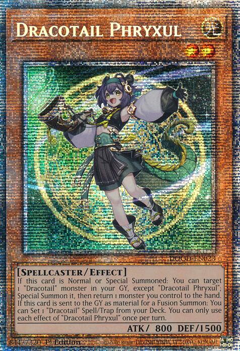 Dracotail Phryxul (Starlight Rare) [DOOD-EN023] Starlight Rare | Exor Games Bridgewater
