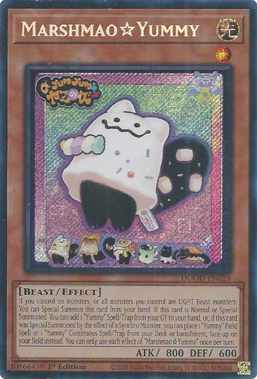MarshmaoYummy [DOOD-EN024] Secret Rare | Exor Games Bridgewater