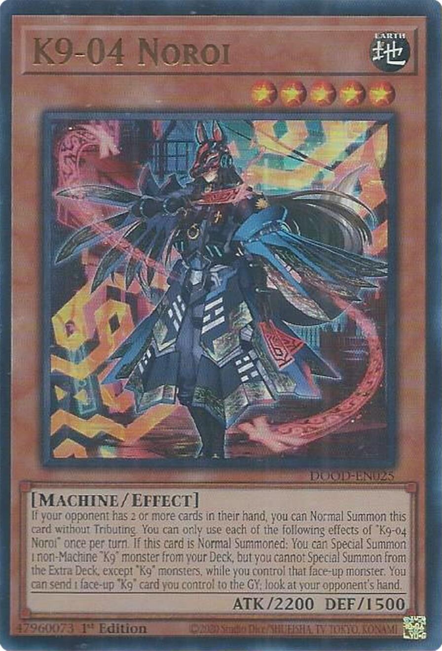 K9-04 Noroi [DOOD-EN025] Ultra Rare | Exor Games Bridgewater