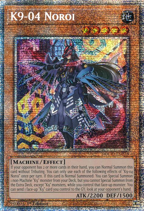 K9-04 Noroi (Starlight Rare) [DOOD-EN025] Starlight Rare | Exor Games Bridgewater
