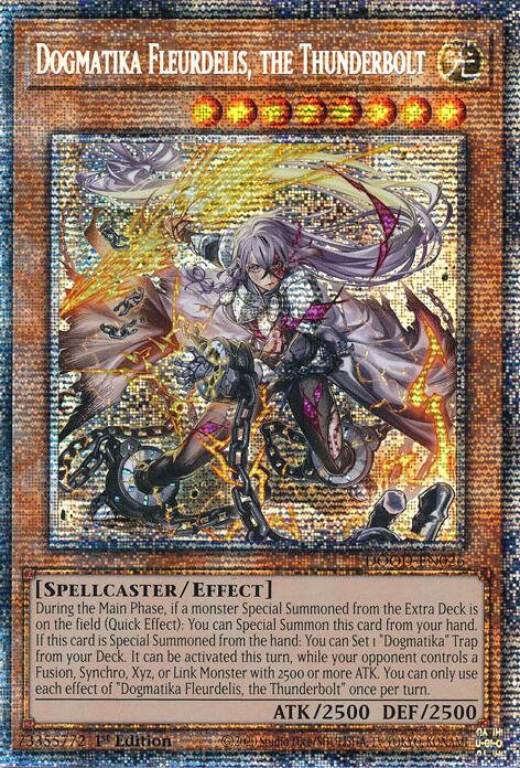 Dogmatika Fleurdelis, the Thunderbolt (Starlight Rare) [DOOD-EN026] Starlight Rare | Exor Games Bridgewater