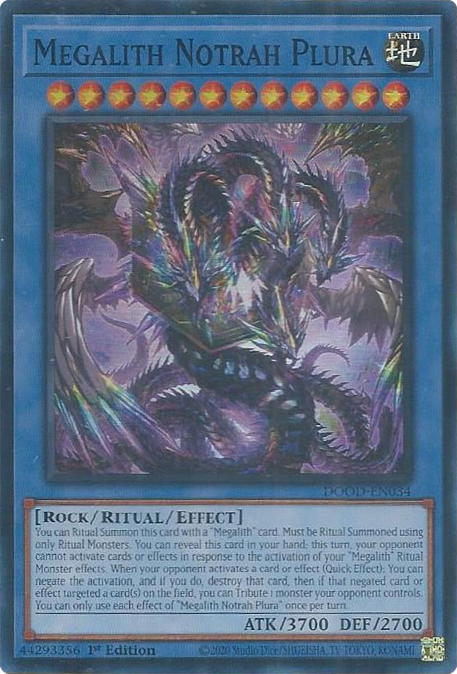 Megalith Notrah Plura [DOOD-EN034] Super Rare | Exor Games Bridgewater