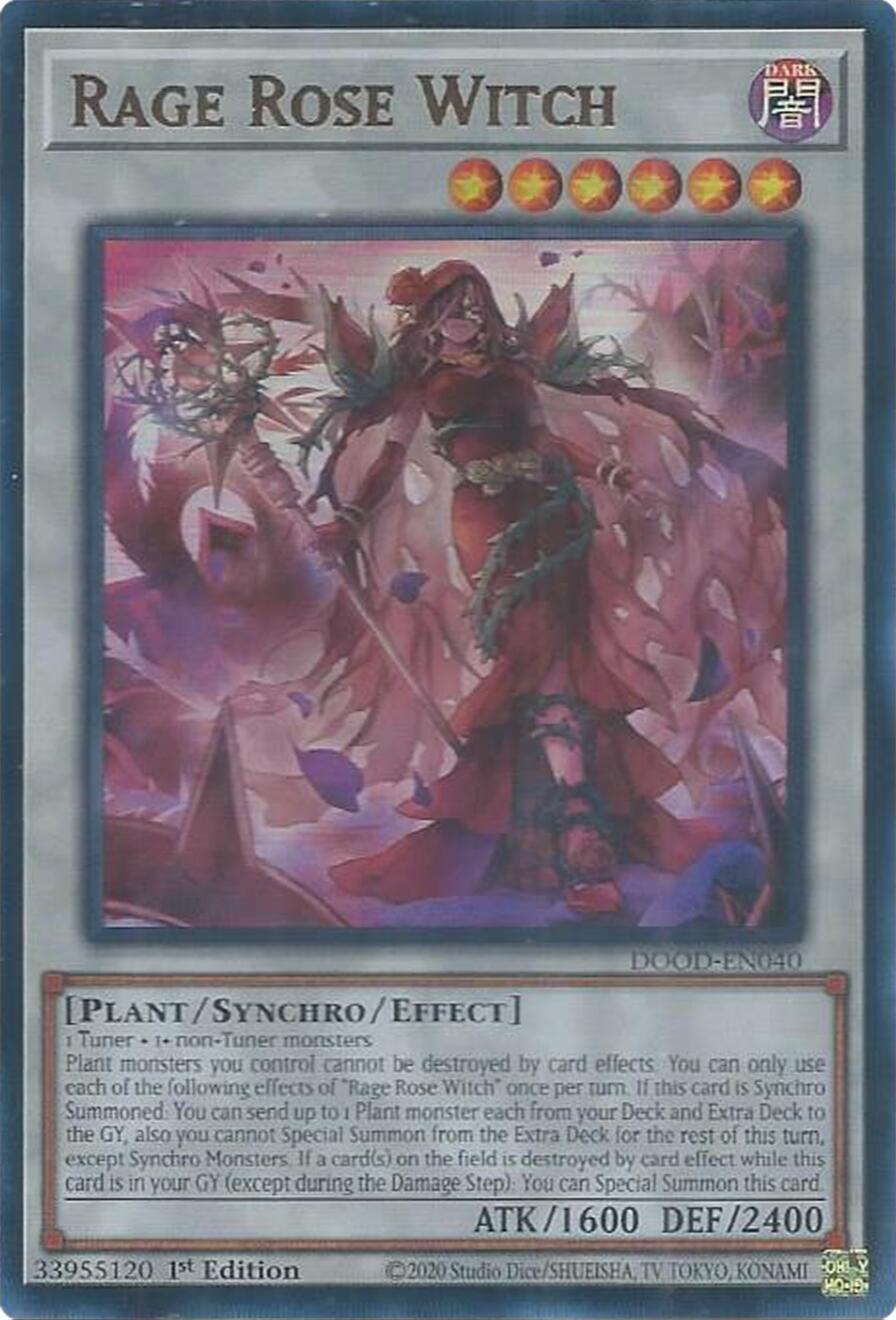 Rage Rose Witch [DOOD-EN040] Ultra Rare | Exor Games Bridgewater