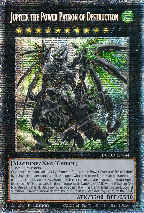 Jupiter the Power Patron of Destruction (Starlight Rare) [DOOD-EN044] Starlight Rare | Exor Games Bridgewater