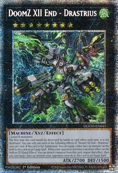 DoomZ XII End - Drastrius (Starlight Rare) [DOOD-EN045] Starlight Rare | Exor Games Bridgewater