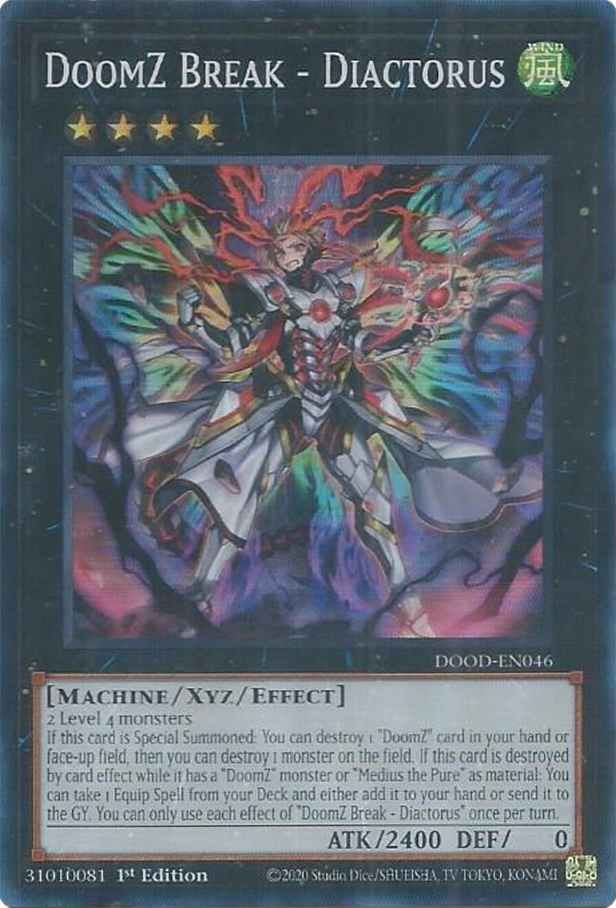 DoomZ Break - Diactorus [DOOD-EN046] Super Rare | Exor Games Bridgewater