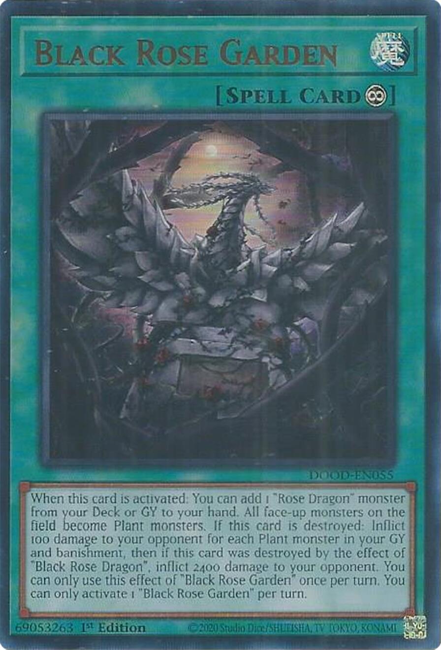 Black Rose Garden [DOOD-EN055] Ultra Rare | Exor Games Bridgewater