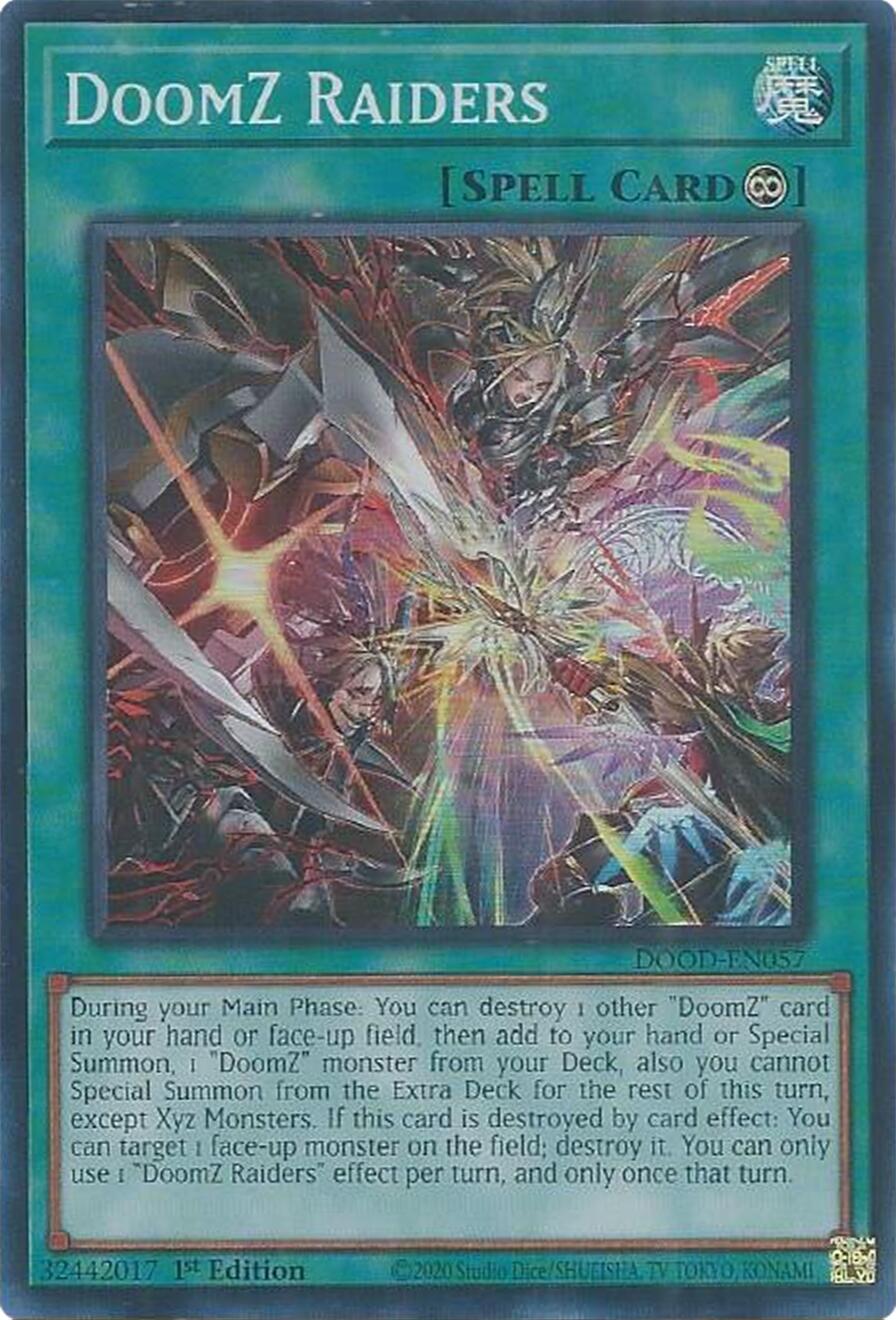 DoomZ Raiders [DOOD-EN057] Super Rare | Exor Games Bridgewater
