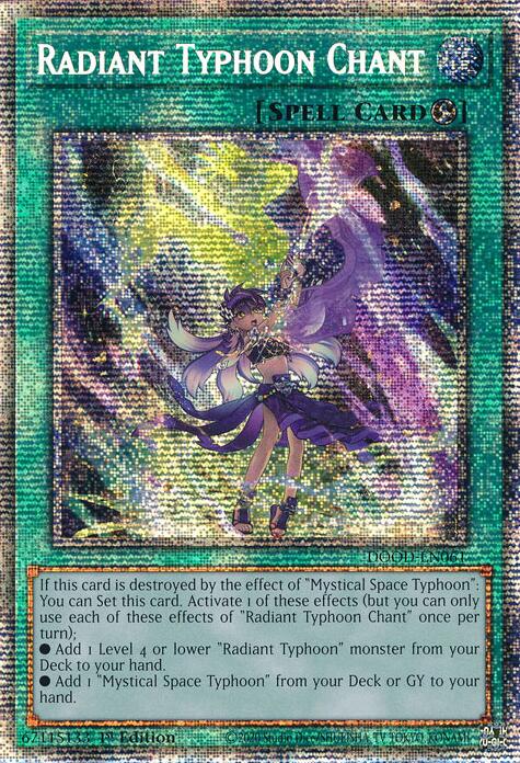 Radiant Typhoon Chant (Starlight Rare) [DOOD-EN061] Starlight Rare | Exor Games Bridgewater