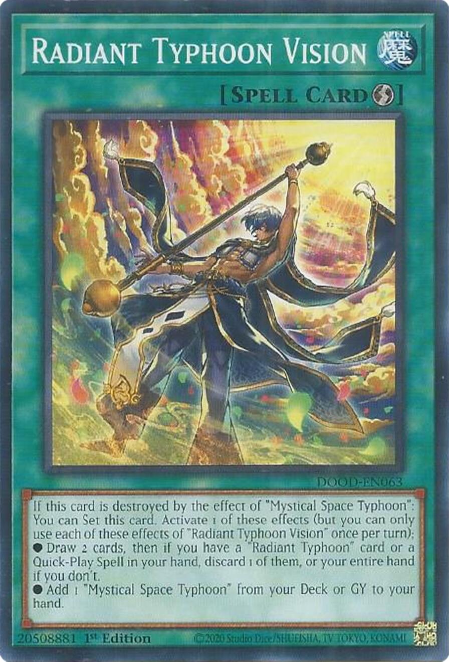 Radiant Typhoon Vision [DOOD-EN063] Common | Exor Games Bridgewater