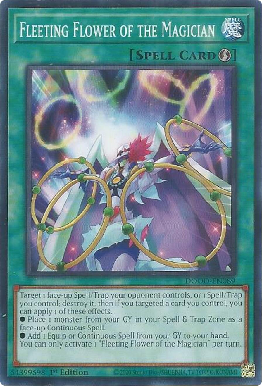 Fleeting Flower of the Magician [DOOD-EN089] Common | Exor Games Bridgewater