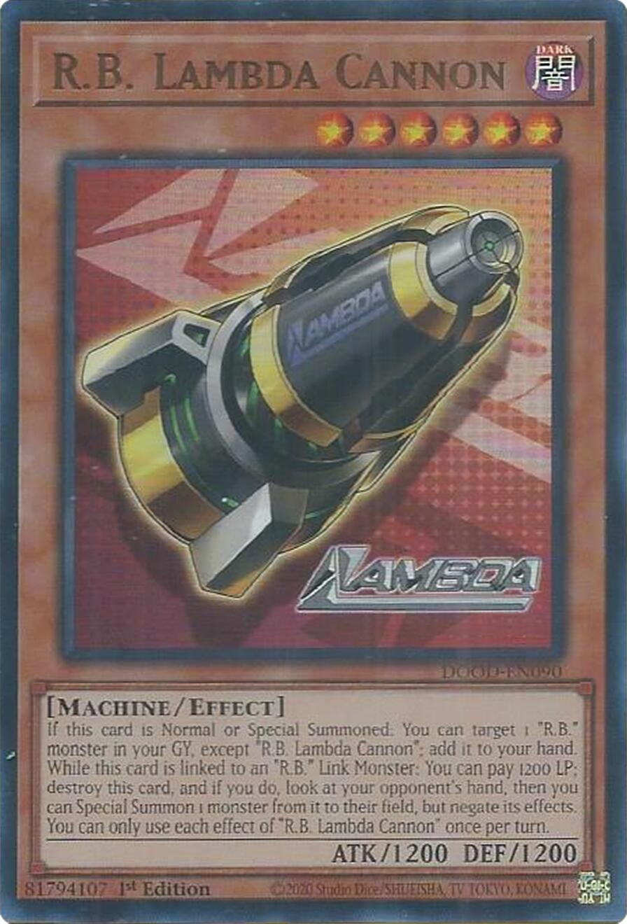 R.B. Lambda Cannon [DOOD-EN090] Ultra Rare | Exor Games Bridgewater