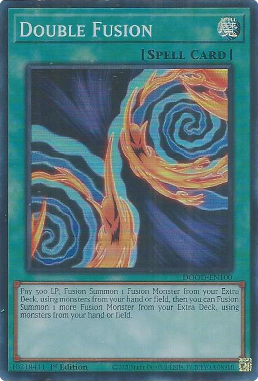 Double Fusion [DOOD-EN100] Super Rare | Exor Games Bridgewater