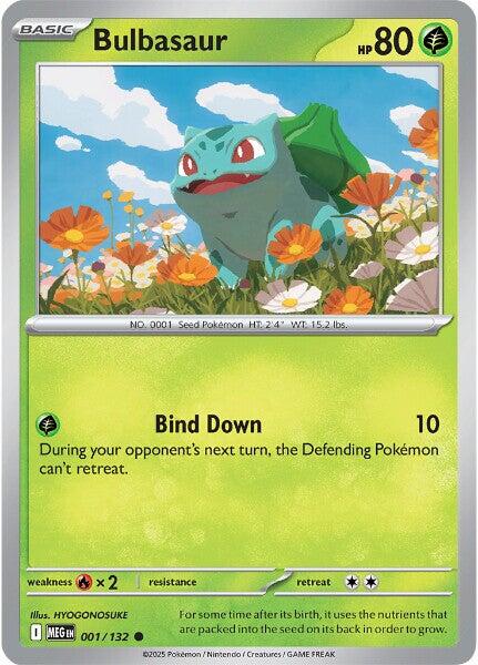 Bulbasaur (001/132) [Mega Evolutions: Base Set] | Exor Games Bridgewater