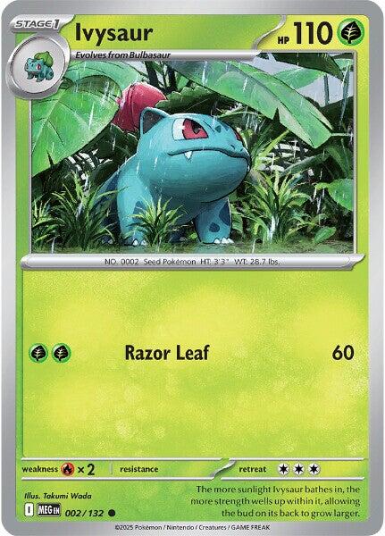 Ivysaur (002/132) [Mega Evolution: Base Set] | Exor Games Bridgewater