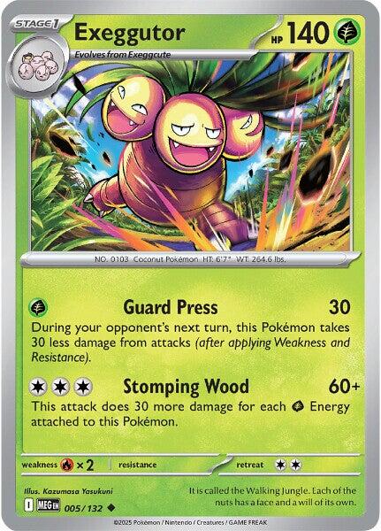 Exeggutor (005/132) [Mega Evolutions: Base Set] | Exor Games Bridgewater
