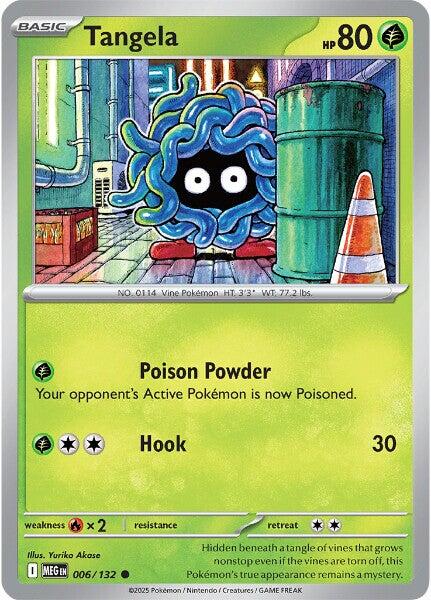 Tangela (006/132) [Mega Evolutions: Base Set] | Exor Games Bridgewater