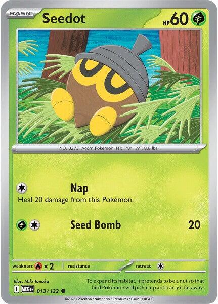Seedot (013/132) [Mega Evolutions: Base Set] | Exor Games Bridgewater