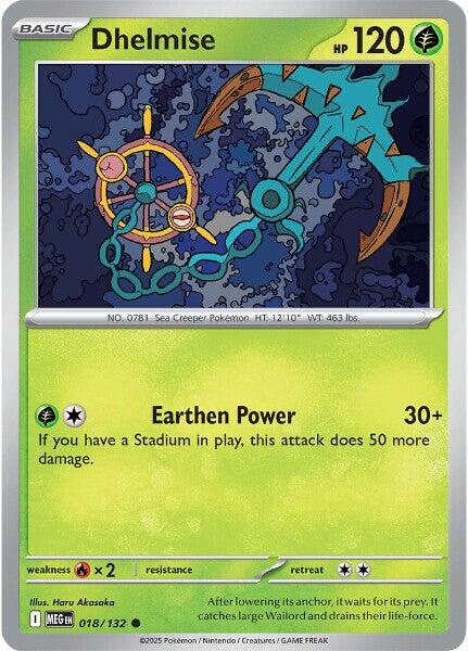 Dhelmise (018/132) [Mega Evolutions: Base Set] | Exor Games Bridgewater