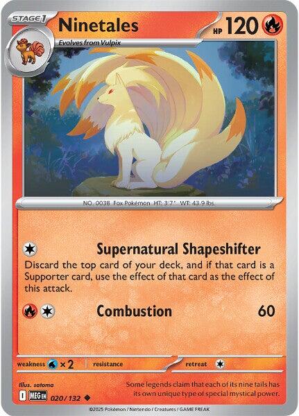 Ninetales (020/132) [Mega Evolutions: Base Set] | Exor Games Bridgewater
