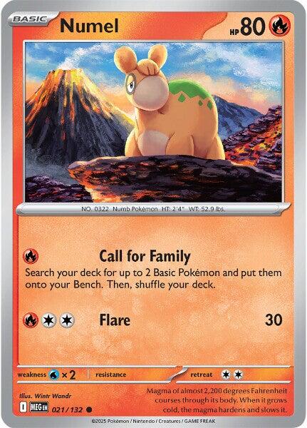 Numel (021/132) [Mega Evolution: Base Set] | Exor Games Bridgewater