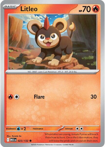 Litleo (023/132) [Mega Evolutions: Base Set] | Exor Games Bridgewater