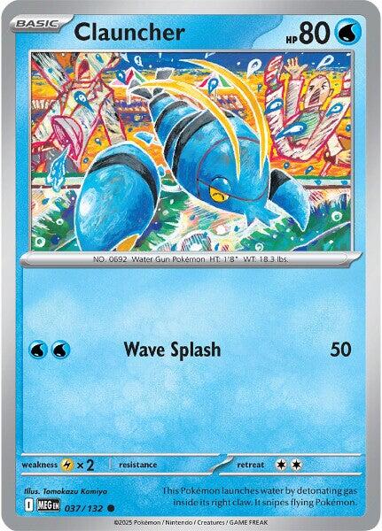 Clauncher (037/132) [Mega Evolutions: Base Set] | Exor Games Bridgewater