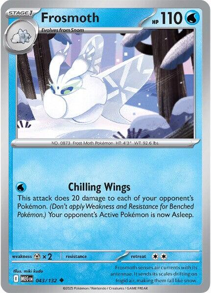 Frosmoth (043/132) [Mega Evolution: Base Set] | Exor Games Bridgewater