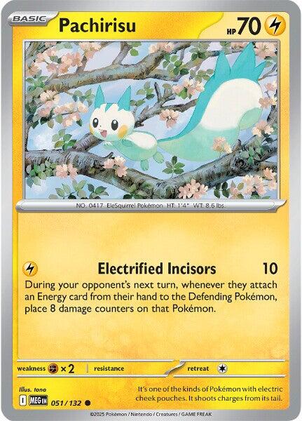 Pachirisu (051/132) [Mega Evolution: Base Set] | Exor Games Bridgewater