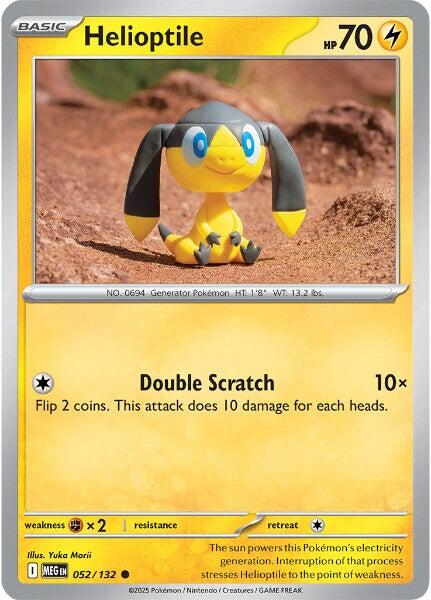 Helioptile (052/132) [Mega Evolutions: Base Set] | Exor Games Bridgewater