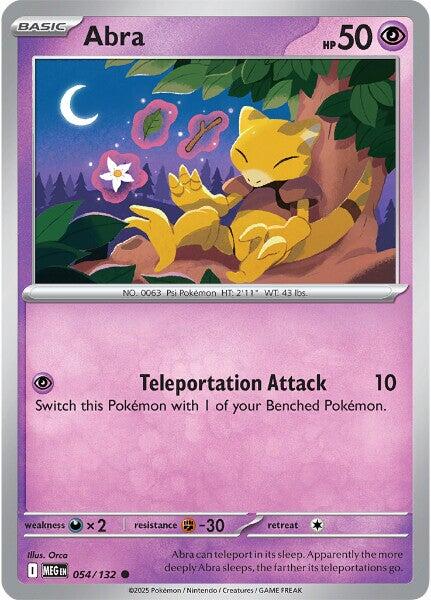 Abra (054/132) [Mega Evolution: Base Set] | Exor Games Bridgewater