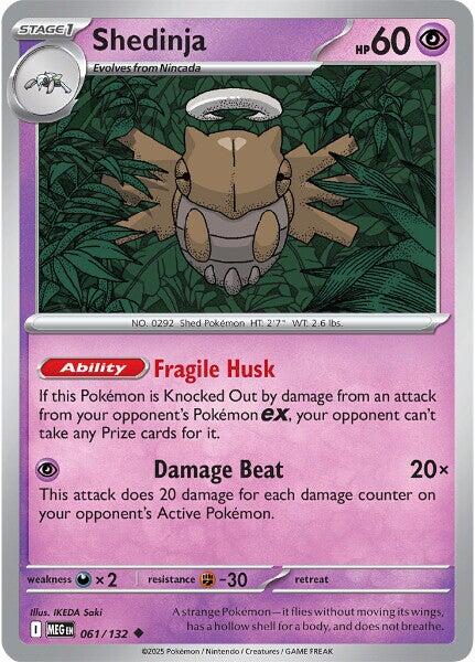 Shedinja (061/132) [Mega Evolutions: Base Set] | Exor Games Bridgewater