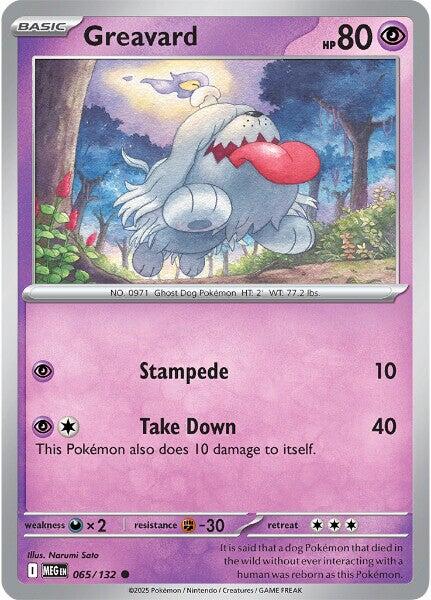 Greavard (065/132) [Mega Evolution: Base Set] | Exor Games Bridgewater