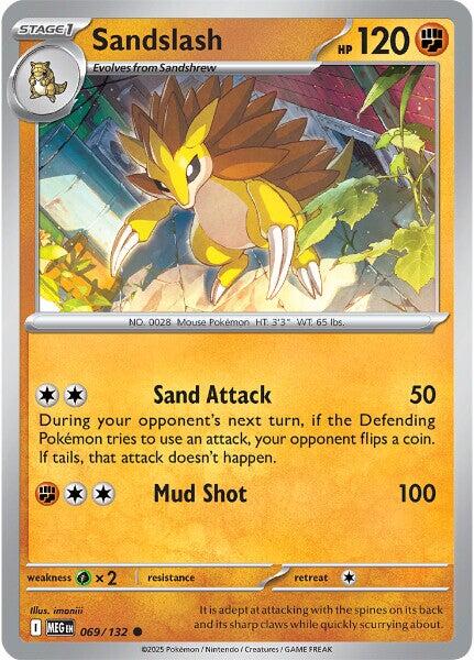 Sandslash (069/132) [Mega Evolutions: Base Set] | Exor Games Bridgewater