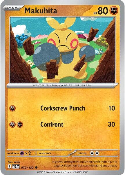 Makuhita (072/132) [Mega Evolutions: Base Set] | Exor Games Bridgewater