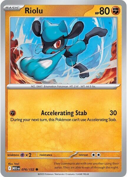 Riolu (076/132) [Mega Evolution: Base Set] | Exor Games Bridgewater