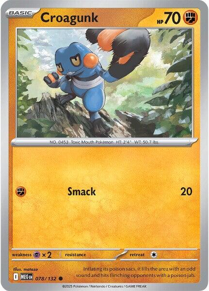 Croagunk (078/132) [Mega Evolutions: Base Set] | Exor Games Bridgewater