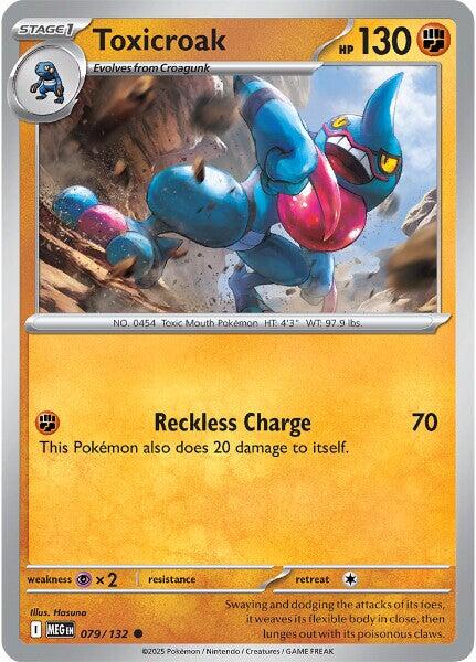 Toxicroak (079/132) [Mega Evolution: Base Set] | Exor Games Bridgewater