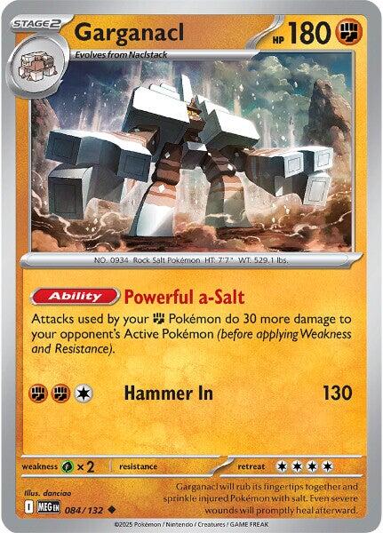 Garganacl (084/132) [Mega Evolutions: Base Set] | Exor Games Bridgewater