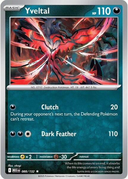 Yveltal (088/132) [Mega Evolutions: Base Set] | Exor Games Bridgewater