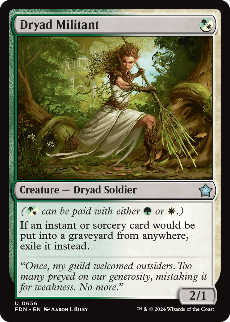 Dryad Militant [Foundations] | Exor Games Bridgewater