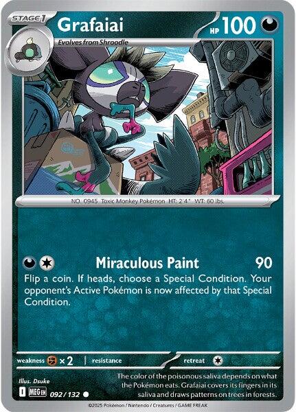Grafaiai (092/132) [Mega Evolutions: Base Set] | Exor Games Bridgewater