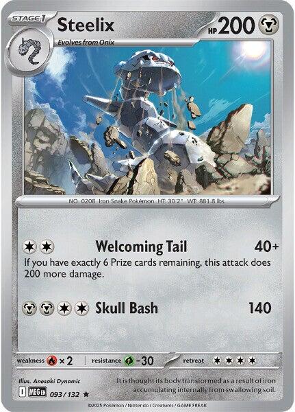 Steelix (093/132) [Mega Evolutions: Base Set] | Exor Games Bridgewater