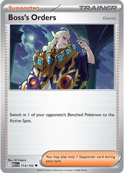 Boss's Orders (114/132) [Ghetsis] [Mega Evolutions: Base Set] | Exor Games Bridgewater